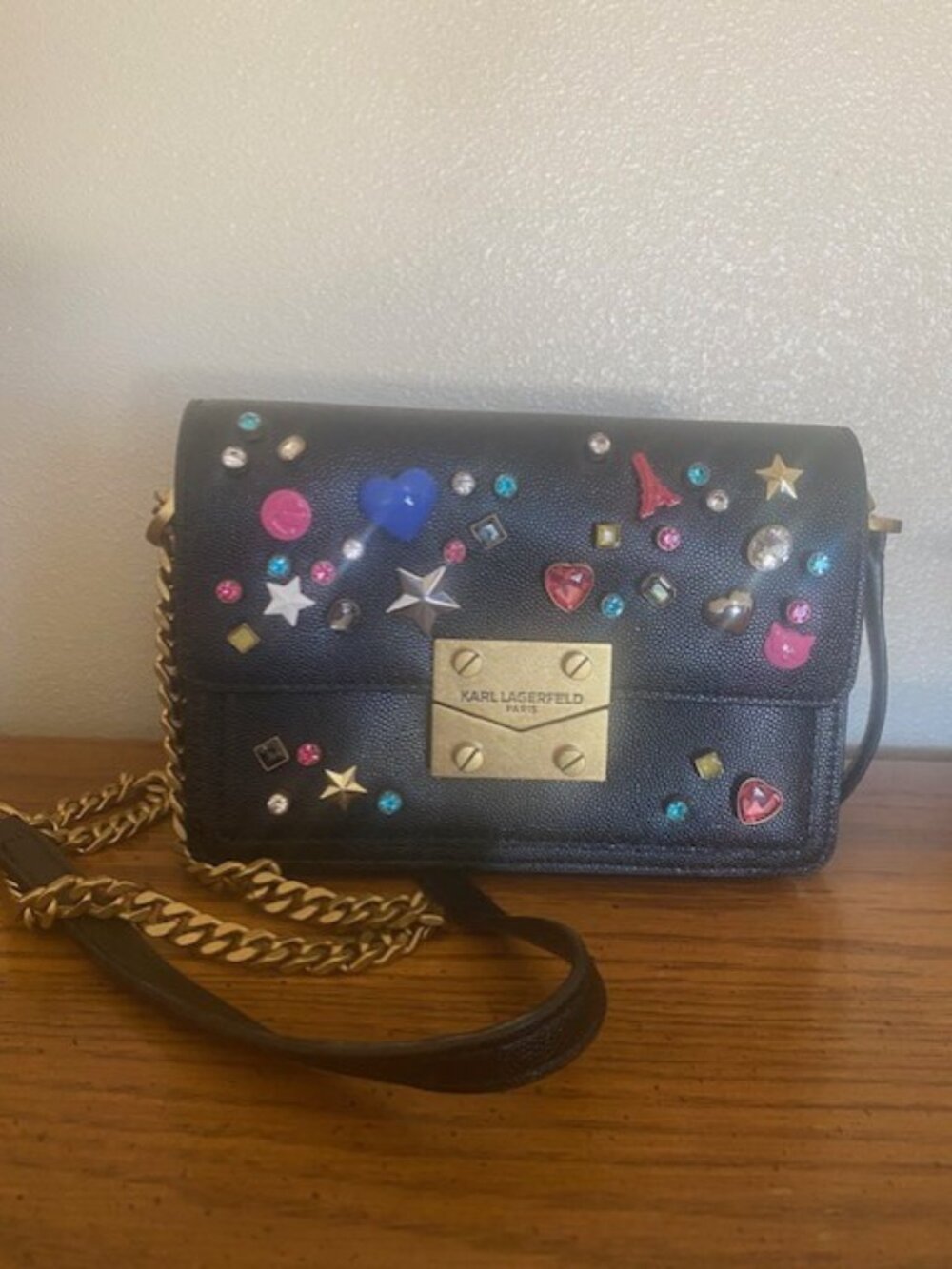 Karl Lagerfeld charm purse